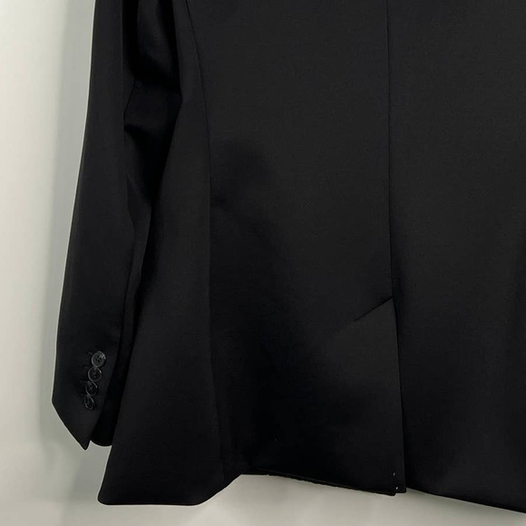 Express Super Soft Double Knit Black Double-Breasted Blazer - Picture 14 of 14